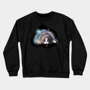 cat and snail Crewneck Sweatshirt